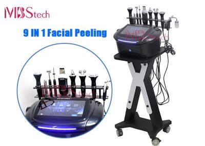 Cina 9 in 1 pelle che pulisce le idro macchine facciali di Microdermabrasion in vendita