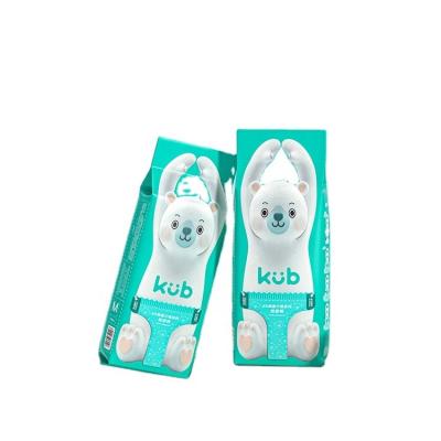 China KUB Baby Plain Weave Diaper Ultrathin Disposable Baby Diapers Breathable Soft Diapers For Newborn Babies for sale