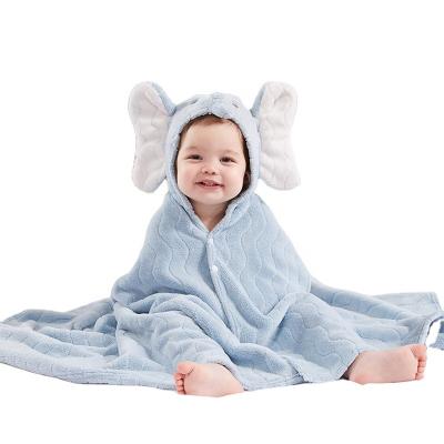 China Super Soft Hooded Towel Child Safe Newborn Infant Baby Hooded Bathrobe Kids Cover To Stitch Bath Towel Quick Dry Premium Kids for sale