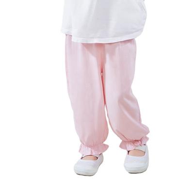 China KUB Children's Breathable Unisex Mosquito Repellent Pants Loose Breathable Baby Pants Home Summer Slim Breathable Sweatpants for sale