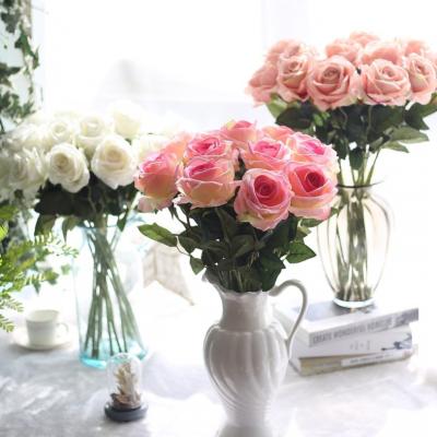 China New Next Indoor Outdoor Decoration Wedding and Fake Home Decoration Rose Flowers Wholesale Artificial Bouquet for sale