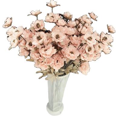 China Fashional wedding home flowers and artificial silk peony decoration home bouquet flowers new next for sale