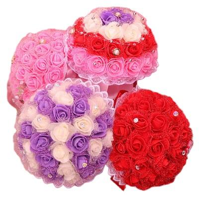 China Simply Wedding Beautiful Wedding Decorations Flower Ball Wedding Centerpieces Artificial Flower Ball for sale