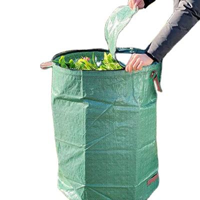 China Simply 80 Gallon 300 L Durable PP Garden Leaf Garbage Collection Bag Waste Bags With Handle Garden Leaf Bag for sale