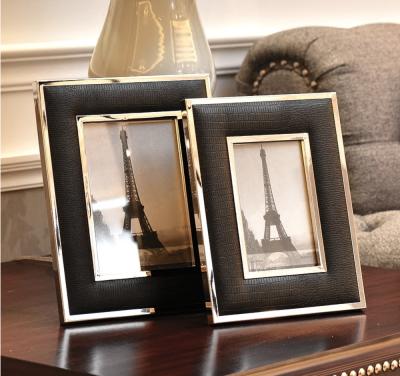 China Fashionable Black and White Learn Home Lovers Porta Retrato List Picture Frame Modern Living Room Decoration Picture List for sale