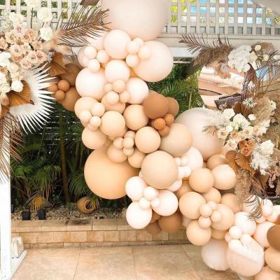 China Party Festival Supplies 4D Decoration Balloon Stand Arch Garland Kit Colorful Latex Morandi Confetti Balloons Birthday Wedding Masquerade Party Supplies for sale