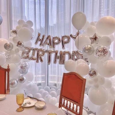 China Party Festival Supplies Hot Sale Decoration Balloon Happy Birthday Wedding Masquerade Party Supplies 16 Inch Gold / Silver / Rose Gold / Blue Number Balloons for sale