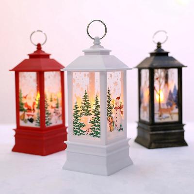 China Light High Quality Musical Christmast Ornament Christmas Lantern Snow Globe Christmas Gifts Decoration with Twinkles Wind Lantern for sale