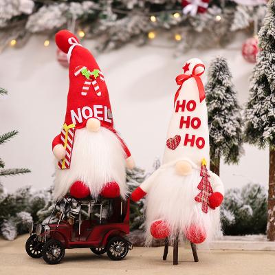 China Christamas Home Decor Christmas Gnome Ornaments with Warm Lights Handmade Swedish Scandinavian Santa Christmas Ornaments Tomte Gnome Plush for sale