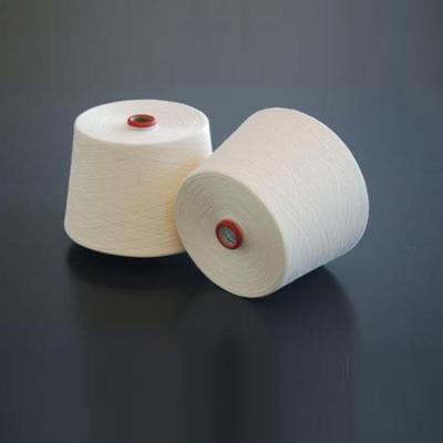 China Moisture-Absorbent High Quality directly supplied  soft blended yarn unconventional cotton polyester blended yarn for sale