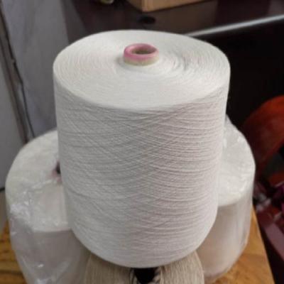 China Sustainable high quality end manufacturer 100% blended semi-combed yarn  for weaving knitting for sale