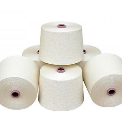 China Sustainable Wholesale polyester 65% cotton 35% blended yarn Comfortable plain blended yarn for sale