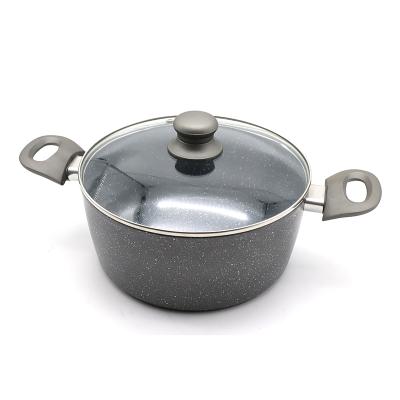 China Sustainable wholesale hot sale forged aluminum cookware 24cm aluminum casserole dish for sale