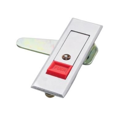 China MS603 mode zinc alloy flat panel lock use for flat push button electronic panel industry box lock for sale