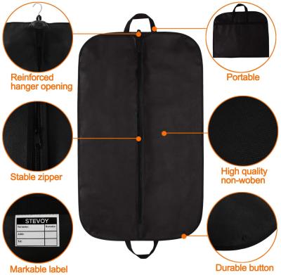 China Free Sample Convenient and Durable Felt Clothing Dust Cover ODM/OEM Customized Suit Bag Wardrobe Storage Bag Dust Cover Storage Bag for sale