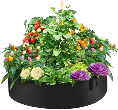 China Hot Selling 100 Gallon Environmental Protection Nonwoven Fabric Plant Container Blueberry Potato Flower Potted Plant Growing Vegetable Bag for sale