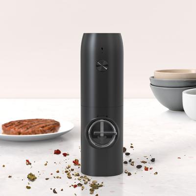 China 2023 High Quality ABS Automatic Electric Salt and Pepper Rechargeable Grinder Viable Set for sale