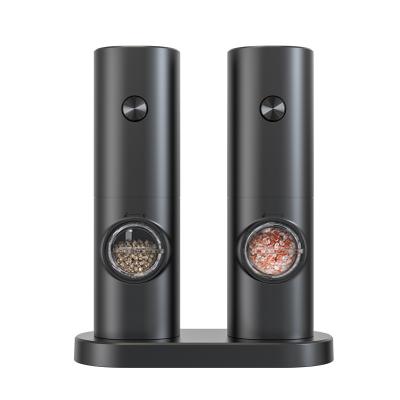 China Viable Competitive Price Electric Salt and Pepper Grinder Set 2 IN 1 Battery Operated Grinder with 5 Levels of Grinding Coarseness for sale