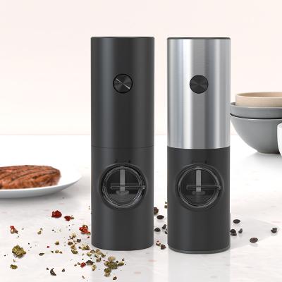 China Viable High Quality Ceramic Grinder Stainless Steel Automatic Electric Pepper Mill for sale