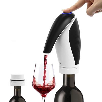 China Electric Wine Dispenser and Electric Canner Wine Aerator, Refillable Wine Dispenser and Canner Gift Set for sale