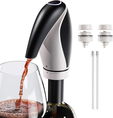 China Sustainable Wine Aerator Electric Decanter Pump Dispenser Rechargeable Automatic Wine Aerator for sale