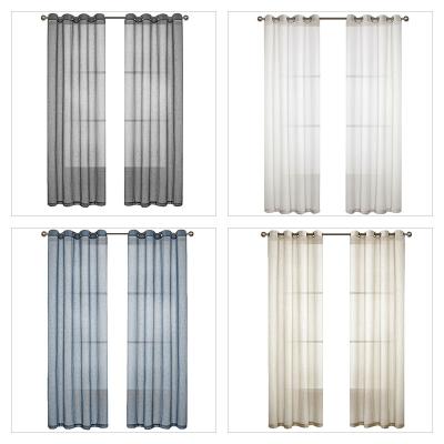 China Modern simple pure soft perforated curtain household blackout blackout curtain factory direct sale color vertical curtain for sale