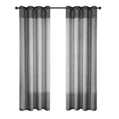 China Blackout Modern Simple Soft Curtain Cloth Solid Color Shading Curtain Household Sound Insulation Curtain Splicing Fabric for sale