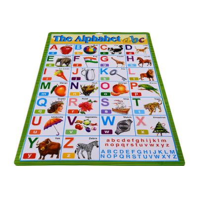 China 3D Embossed Chinese Baby Toys Embossed Wall Chart for sale