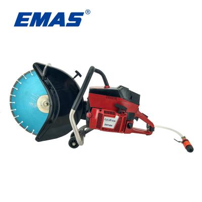 China Construction worksÂ   EMAS Biggest Power And Carved Gasoline Concrete Cutting Machines Saw EHT484 for sale