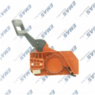 China For Chainsaw Replacement Profesional Emas H61 Magnesium Alloy Orange Brake/Clutch Side Cover Assembly for sale