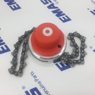 China Emas 2-Stroke Chain Brush Cutter Parts Trimmer Head For Chinese 43cc / 52cc Brushcutter for sale