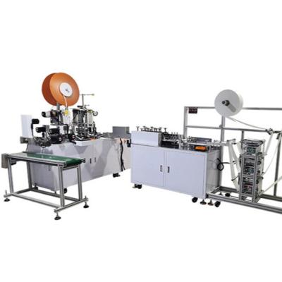 China Factory High Speed ​​3ply Earloop Inner Mask Making Machine Full Servo 100-130pcs/min for sale