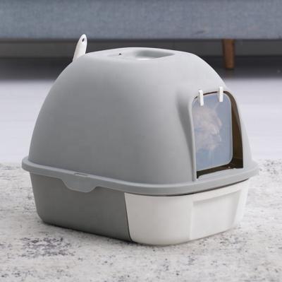 China Viable Type Large Cat Litter Box Easy Clean Cat Toilet Pet Grooming Drawer Quick Cleaning Luxury Product Sifting Cat Litter Box for sale