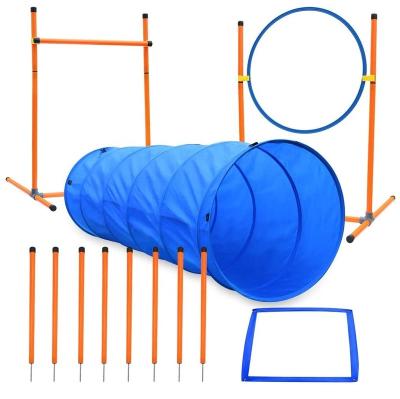 China New Arrival Dog Outdoor Games Agility Exercise Training Dog Agility Training Equipment Hot-selling Set for sale