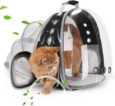 China Cat Backpack Carrier Bubble Bag Viable Small Dogs Roam Space Capsule Transparent Cat Carrier Backpack for sale