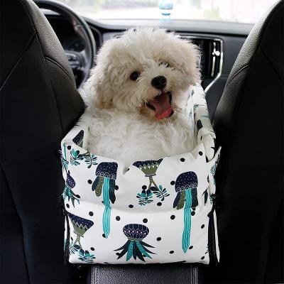 China Viable Wholesale Waterproof Quality Safe Safety Straps Small Dog Car Seat ON Car Armrest Pet Booster Seat for sale