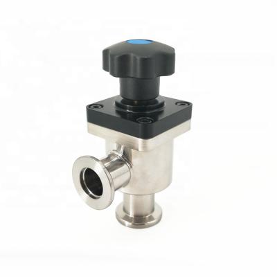 China Vacuum System KF Flange High Vacuum Manual Angle Valve KF16 KF25 KF40 KF50 for sale