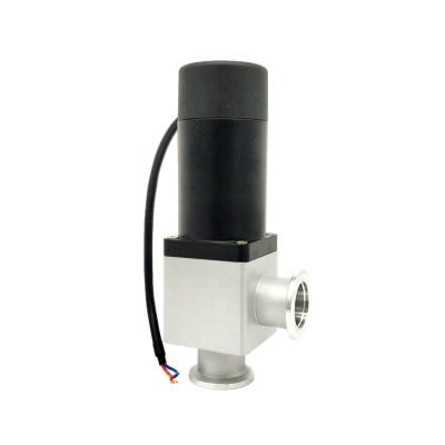 China Vacuum System KF16 KF25 KF40 KF50 High Vacuum Solenoid Angle Valve And Electromagnetic Angle Valve for sale