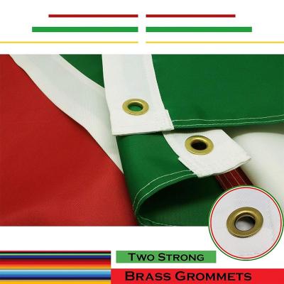 China Customized high quality embroidery national mexican flag FLYING promotion country for sale