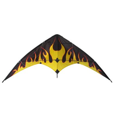 China AS9018 professional and high quality colorful delta line nylon double stunt kite for outdoor for sale