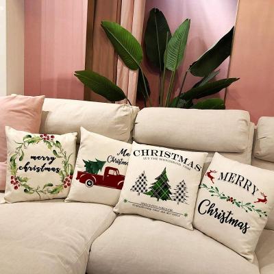 China High Quality Ocean Comfort Decorative Sublimation Printed Cushion Embroidered Cushion Christmas Cushion Cover for sale