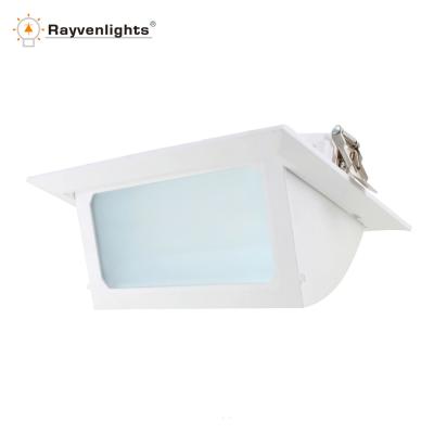 China Aluminum Alloy LED Shop Light SAA/TUV Approved SMD Dimmable 30W 40W 45W Rectangular Recessed LED Downlight Made in China for sale