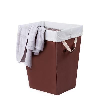 China 2022 new style contemporary high quality modern polyester rack floor folding laundry basket with handles for sale