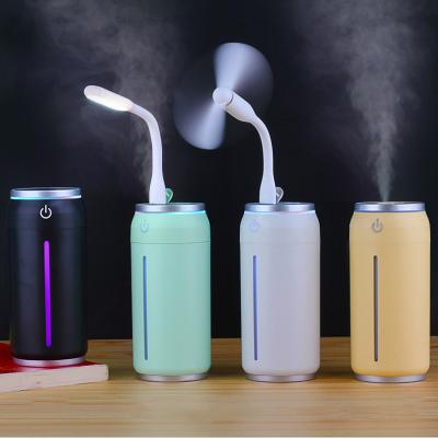 China Car Logo Home Fan Led Humidifier Custom 3 in 1 Mini USB Air Humidifier for sale