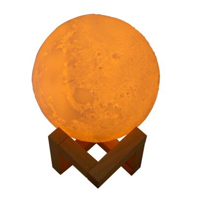 China Amazone Hot Sale 3D Moon Lamp 30-Hour Running Time Auto Car Decorate Humidifier for sale