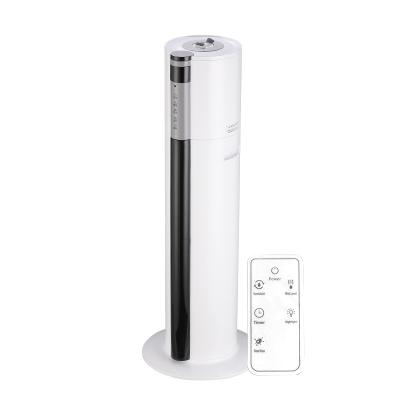 China Hot Sales Car Floor 7.5L Baby Ultrasonic Top Fill Air Smart Standing UV Remote Humidifier for sale