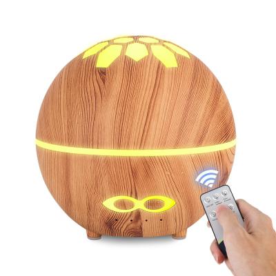 China 550ml Car Air Humidifier Electric Ultrasonic Cool Essential Oil Diffuser Mist Maker For Home Remote Control for sale