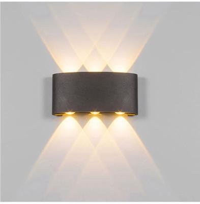 China Modern 4W 6W 8W 12W LED Indoor Wall Lamp Through The Plastic Shell Bedroom LED Wall Light Decorate Wall Sconce for sale