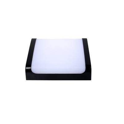 China Modern Bulkhead Light Moisture Proof Lamp Led Frameless Round Oval Square Panel 24W Outdoor Wall Light for sale