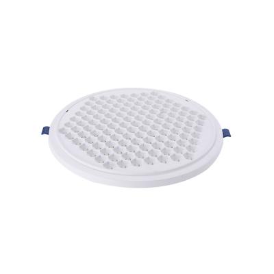 China Modern Round Ip44 Hole Height Adjustable Recessed Hexagon Lighting Anti Glare Backlit Frameless Led Ceiling Panel Light for sale